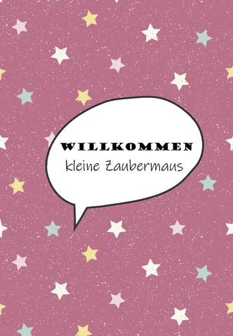 Gutschein zur Geburt - Mädchen 