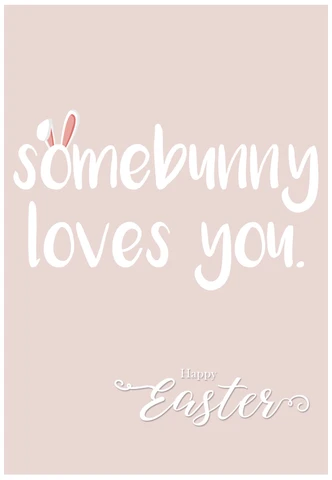 Kadobon Pasen - Somebunny Loves You Kadobon Pasen - Somebunny Loves You