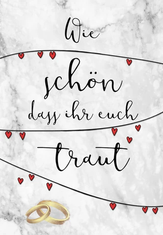 Gutschein Wie schön, dass ihr euch traut 