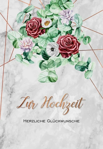 Gutschein Hochzeit Bouquet 
