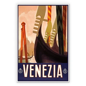 Wandbild Vintage Travel - Venezia 