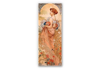 Wandbild Mucha - Jahreszeiten: Der Sommer 1900 
