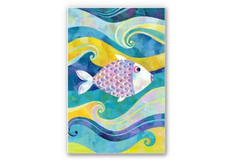 Wandbild Blanz - Der kleine Fisch 