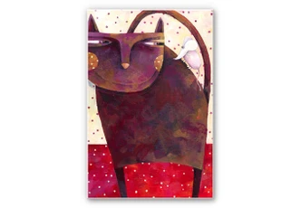 Wandbild Blanz - Katz & Maus 