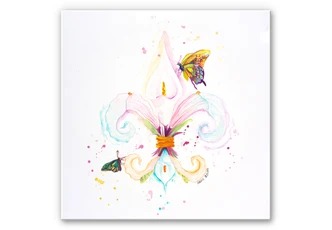 Wandbild Buttafly - Fleur de Lil 