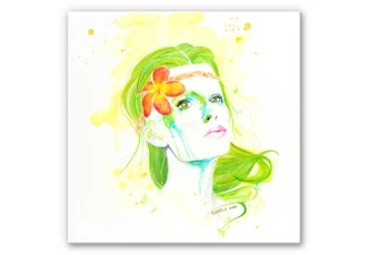 Wandbild Buttafly - Natural Girl 