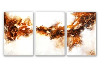 Tableau Forex - Fedrau - Or liquide 02 (3 parties) 
