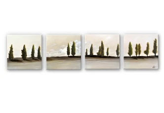 Wandbild Fedrau - Frieden (4-teilig) 