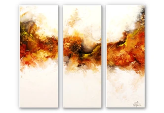 Wandbild Fedrau - Goldadler 02 (3-teilig) 