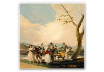 Wandbild de Goya - Das Blindekuhspiel 