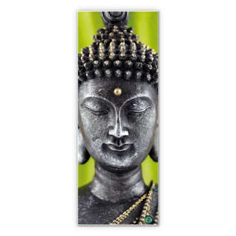 Wandbild Green Buddha - Panorama 