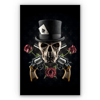 Wandbild Damstén - Guns and Roses 