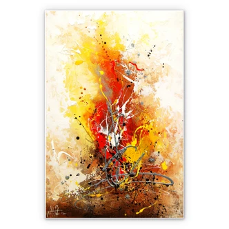 Wandbild Fedrau - Osterfeuer 