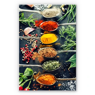 Wandbild Kräutervielfalt 01 