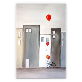 Wandbild Melz - Der Ballonverkäufer 