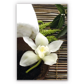 Wandbild Wellness Orchidee 