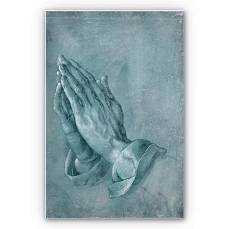 Wandbild Dürer - Studie zu Betende Hände 