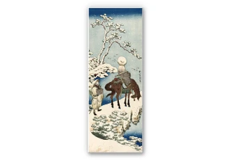 Wandbild Hokusai - Der chinesische Dichter Su Dongpo Wandbild Hokusai - Der chinesische Dichter Su Dongpo