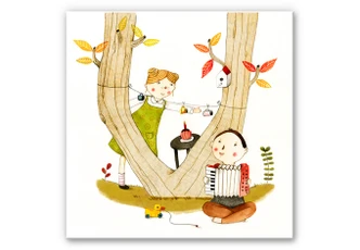 Wandbild Loske - Picknick 