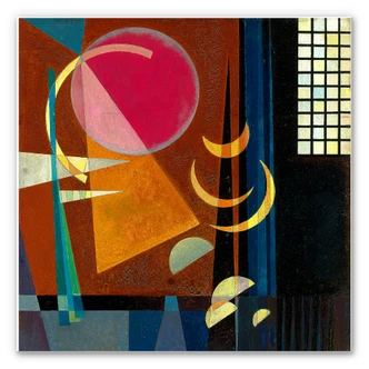 Wandbild Kandinsky - Scharf und ruhig 