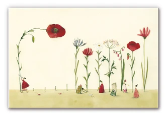 Wandbild Leffler - Blumensamen 