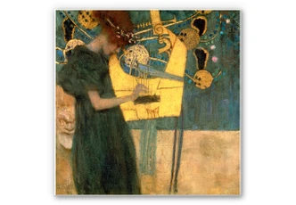 Wandbild Klimt - Die Musik 