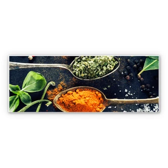 Wandbild Kräutervielfalt 03 - Panorama 