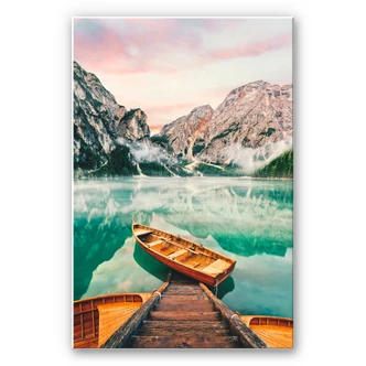 Wandbild Lago di Braies 