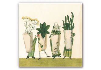 Wandbild Leffler - Kräutersamen 