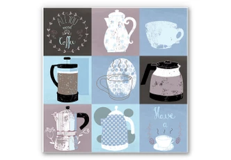 Wandbild Loske - Coffee Time 