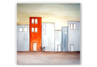 Wandbild Melz - Frühlingsbote - quadratisch 