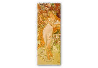 Wandbild Mucha - Jahreszeiten: Der Frühling 2 