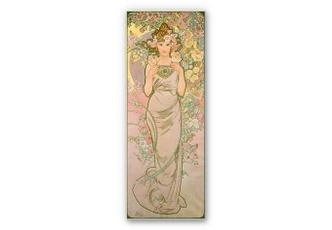 Wandbild Mucha - Die Rose 