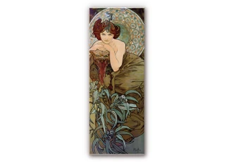 Tableau Forex - Mucha - Pierres précieuses : émeraude 