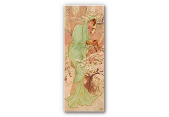 Wandbild Mucha - Jahreszeiten: Der Winter 