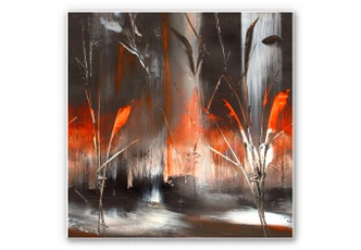 Wandbild Niksic - Feuer und Asche 