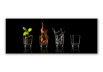 Wandbild Frutos Vargas - The Four Elements - Panorama 