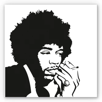 Wandbild Jimi Hendrix 