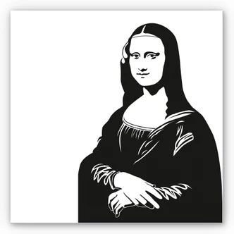 Wandbild Mona Lisa 