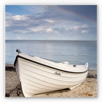 Wandbild Strandidyll - quadratisch 