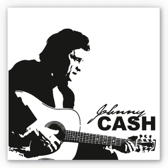 Wandbild Johnny Cash 