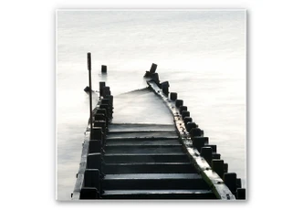 Wandbild Way to nowhere - quadratisch 