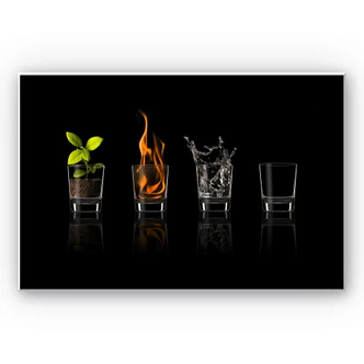 Wandbild Frutos Vargas - The Four Elements 