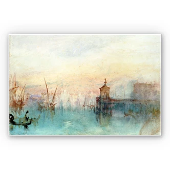 Wandbild Turner - Venedig mit erster Mondsichel 