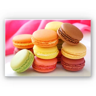 Wandbild Sweet Macarons 