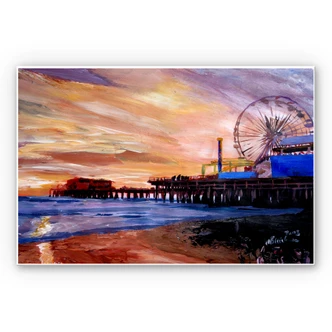 Wandbild Bleichner - Santa Monica Pier 