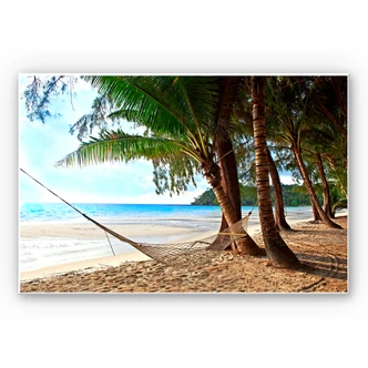 Wandbild Hängematte 