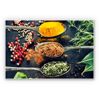 Wandbild Kräutervielfalt 02 