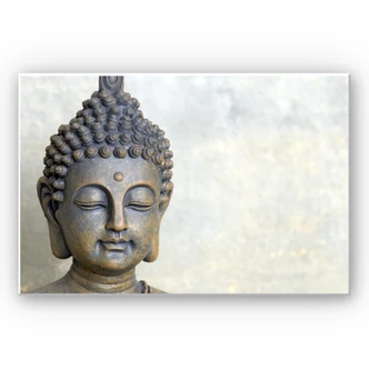 Wandbild Buddha Gesicht 