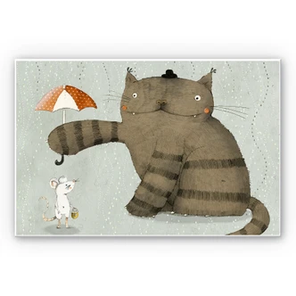 Wandbild Loske - Regenschirm 